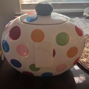 Cotton Colors Large Multicolor Cookie Jar
